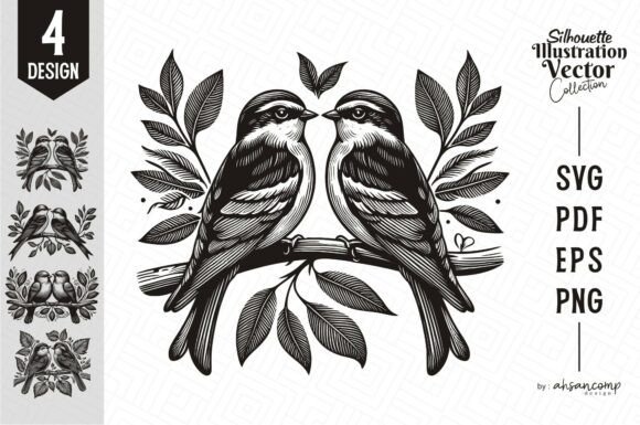 Bird Silhouette Vector Collection 3: Creative Uses