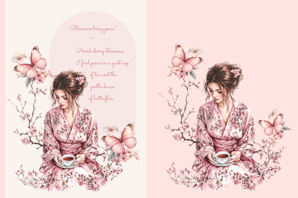 Blossoms Bring Peace: Serene Spring Art