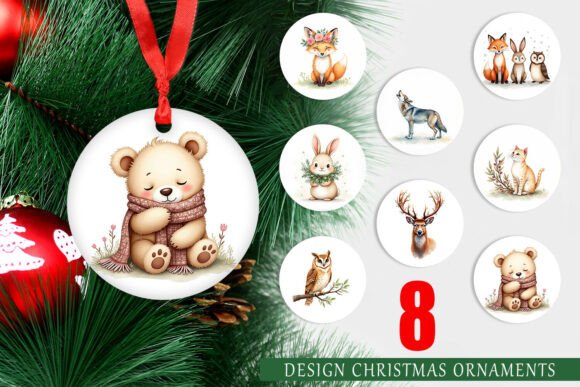 Boho Winter Animals Ornament Guide