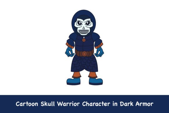 Cartoon Skull Warrior Character Guide