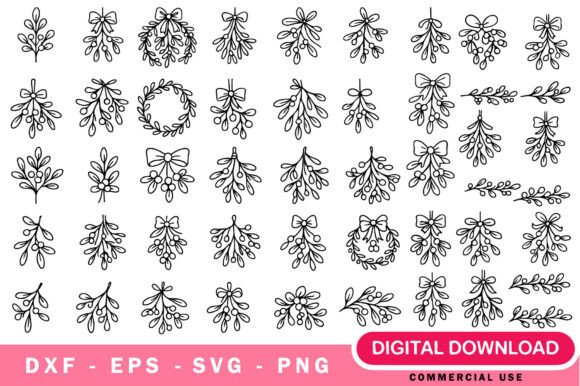 Crafting Magic with the Christmas Mistletoe SVG Bundle