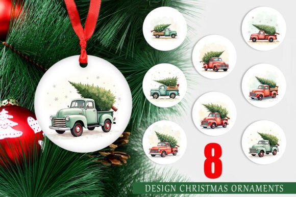 Cute Vintage Christmas Truck Ornament: Bringing Nostalgic Charm to Your Holiday Decor