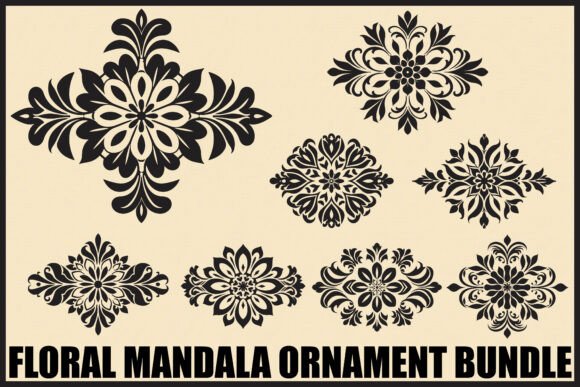 Elevating Creative Workflows with the Intricate Mandala Ornament Bundle