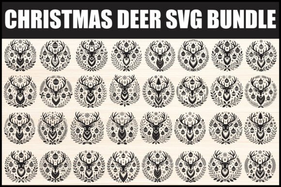 Evaluating the Christmas Deer SVG Bundle for Holiday Design Projects