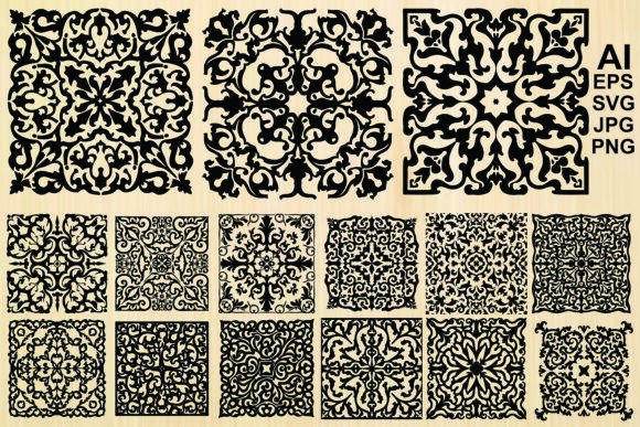 Evaluating the Silhouette Ornament Patterns Bundle for Design Projects