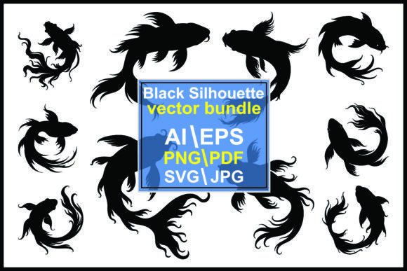 Fish Silhouette Set: Strategic Visual Assets for Modern Design and Branding