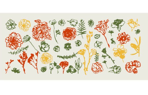 Flowers Whimsical: Evaluating Hand-Drawn Botanical Assets for Modern Design Projects