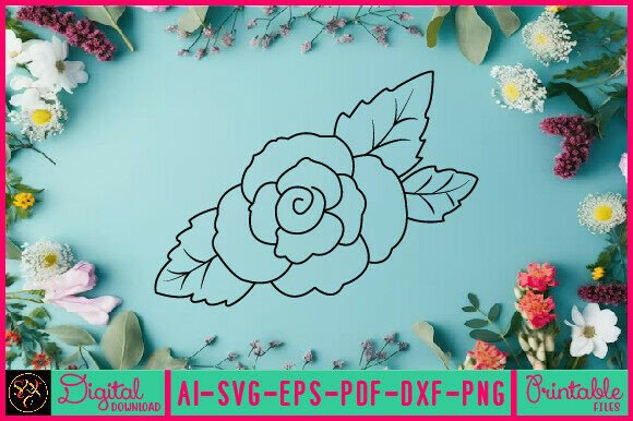 Mastering Floral Line Art: A Practical Guide to Using Flower Line Art Flower SVG Elements 10