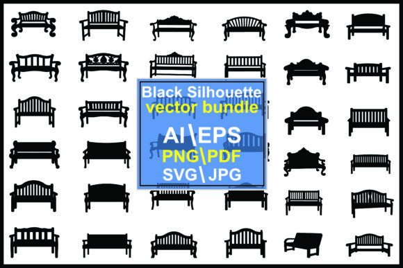 Mastering Visual Design with the Silhouette Park Bench Black Color Collection