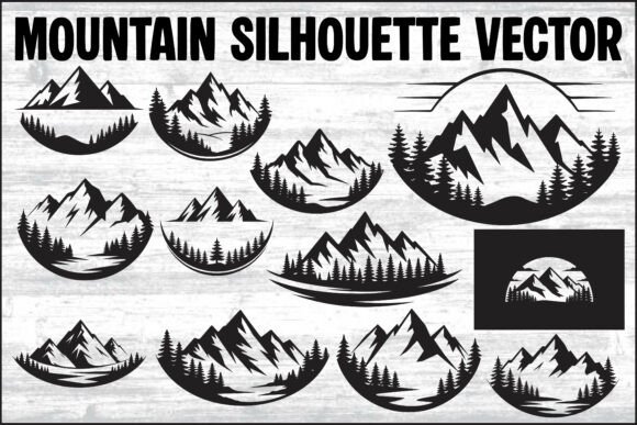 Mountain Silhouette Vector Bundle: A Practical Guide for Designers and Crafters