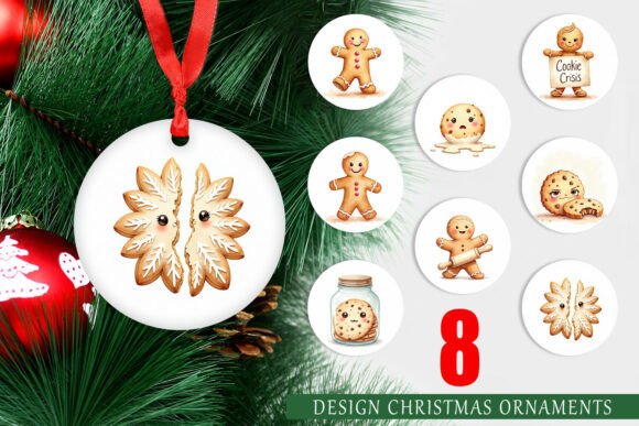 Ornament Grumpy Cookies: Festive Design