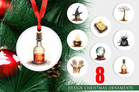 Reviving the Mystical: Integrating Vintage Witchcraft Object Ornaments into Modern Creative Workflows