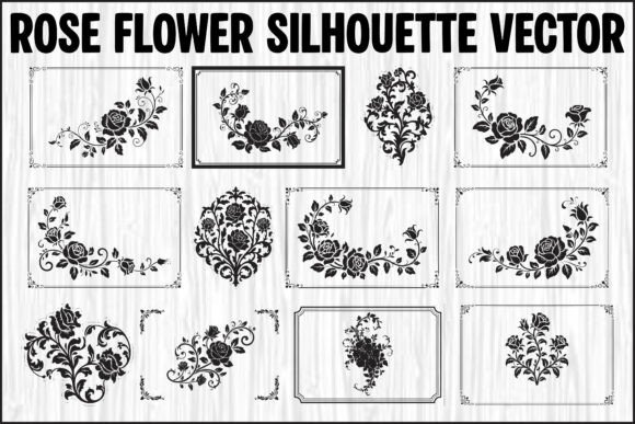 Rose Flower Silhouette Bundle Guide