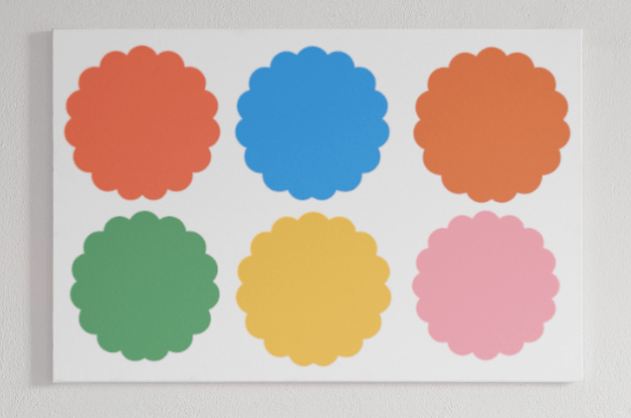 The Art of Soft Geometry: Elevating Design with Colorful Scalloped Circles
