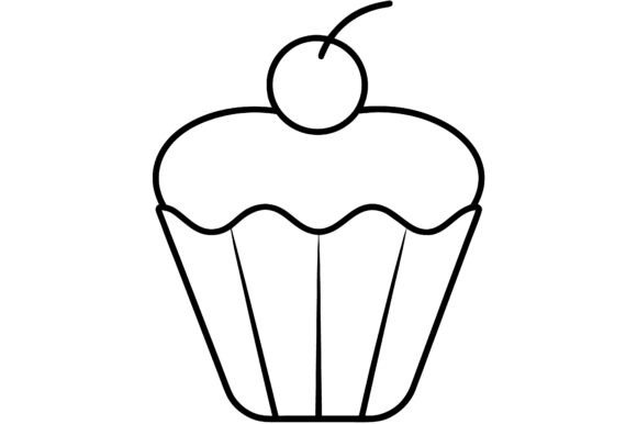 The Strategic Value of Cupcake Minimalist Line Art in Modern Branding