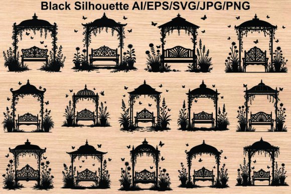 Transforming Outdoor Spaces with Silhouette Garden Gazebo Bamboo and Ornate Designs