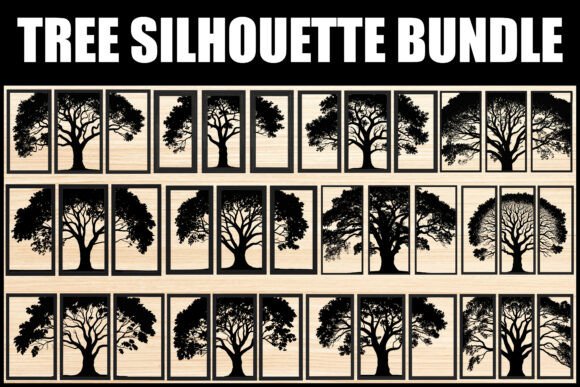 Tree Silhouette Bundle: Versatile Designs