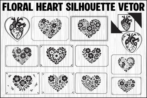 Unlocking Creativity with the Romantic Flower Heart SVG Collection
