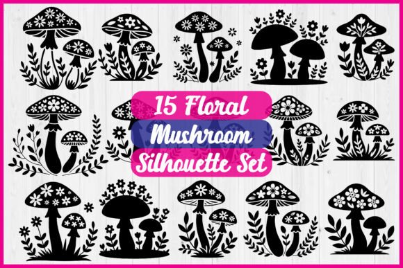 Unlocking Forest Magic: A Deep Dive into the Floral Mushroom Silhouette Bundle