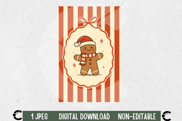 Vintage Christmas Gingerbread Man Poster: Bringing Nostalgic Warmth to Modern Holiday Decor